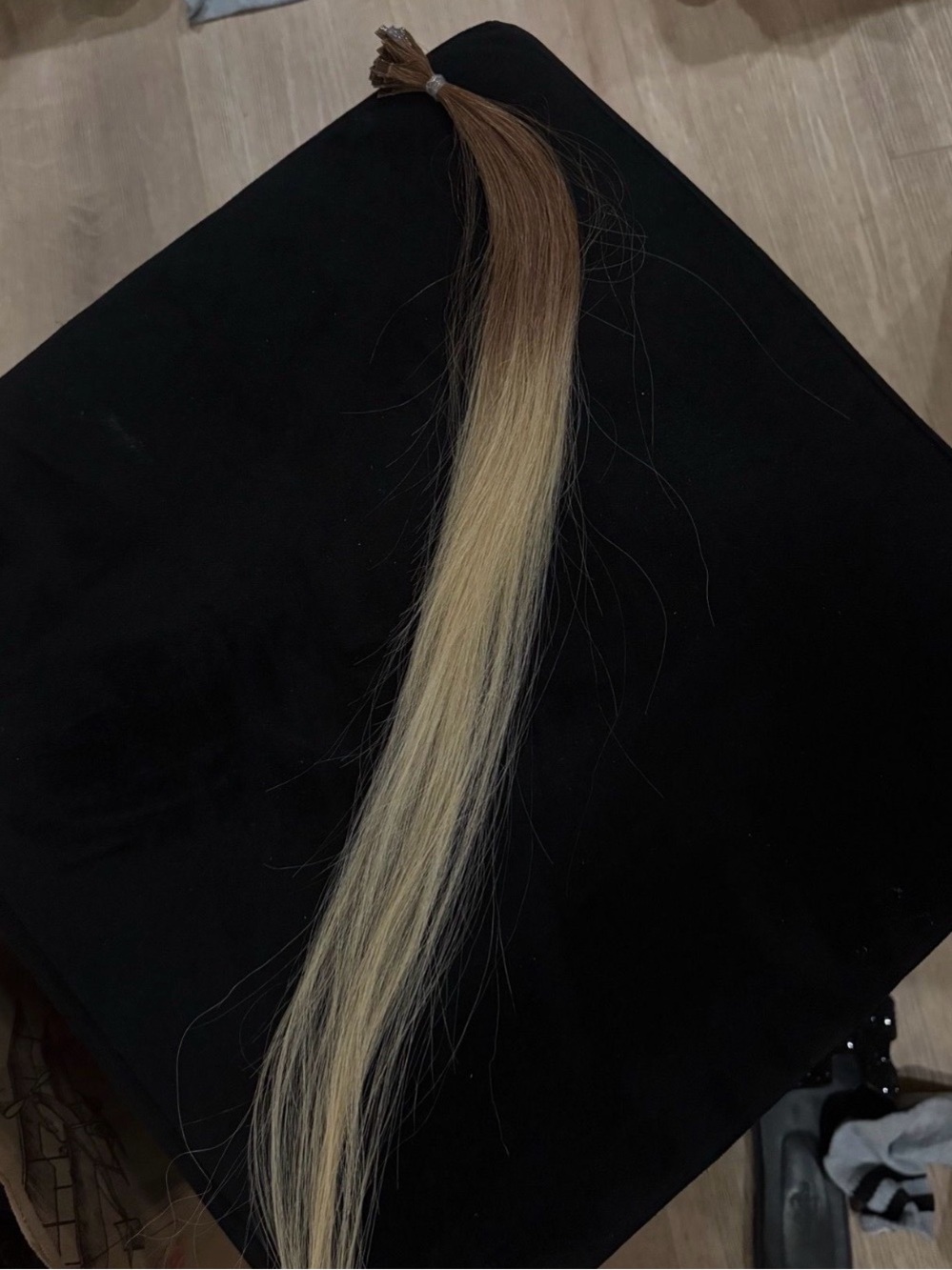 24" 20pcs Russian Ktips Two-Tone Blonde Hair Extension - Natural Straight